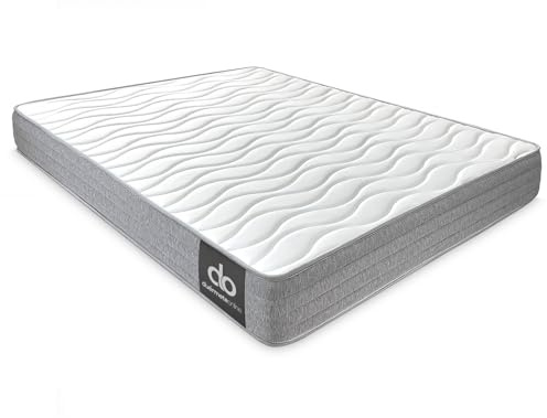 Duérmete Online - Colchón 105 x 180 Viscoelástico Frida con Cara Invierno/Verano, Ergonómico, Confort y Dureza Óptimos, Higiénico y Transpirable, Grosor 21cm