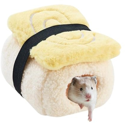 Hamstersäng – flexibel burtillägg för husdjur hamstersängkläder, isoleringsdesign hamsterhus | hamstrar för att sova gömd mys klättring dvärg chinchilla socker glidare igelkott