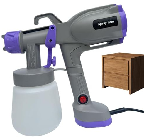 Nevalerra Elektrischer Farbsprüher | mit 5 Düsen für Sprühfarbe – Elektrowerkzeug für Sprühfarbe, für DIY-Projekte im Garten, Möbel, Decke, Wand