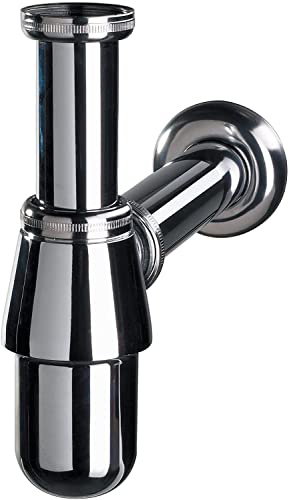 S&M 751424 Sifón Botella Lavabo Latón Cromado 1 1/4 -32 mm