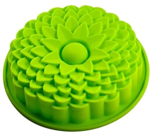 1 Stück Weihnachten Silikon Backformen Ø 20 cm, FantasyDay Antihaftbeschichtet Silikon Kuchenform Muffinbackformen Brotbackform Backform Kasten für Muffins Kuchen Pudding - Hochwertige Silikonbackform