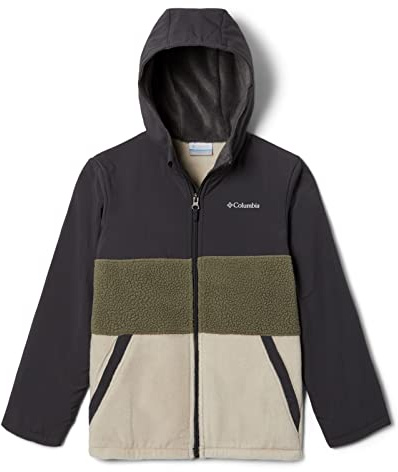 Columbia Junior Veste Polaire à Capuche pour Garçon, Steens Mountain Novelty
