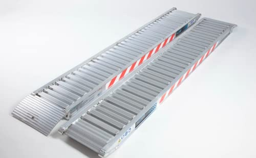 The Ramp People Loading Ramps for Machinery (2500x360x5000kg) | Pair of Heavy Duty Aluminium Ramps for Plant Machinery Diggers, Dumper Trucks, Excavators Trailer, Van & Vehicle Ramps