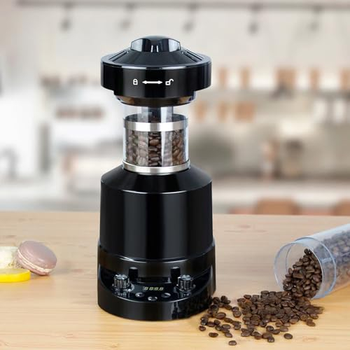 PLABNK Electric Air Coffee Roaster, Small Coffee Bean Roaster Machine,Adjustable Timer Roasting Heating and Air Fan Setting