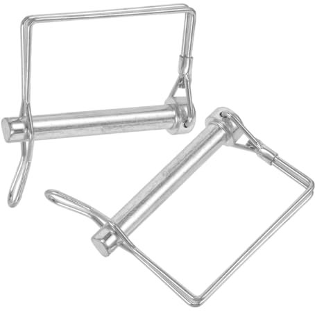 CATIEBYE 2pièces Goupilles De Verrouillage Pour Attelage De Remorque Cales De Sécurité Système De Verrouillage Pour Remorque Utilisation Universelle