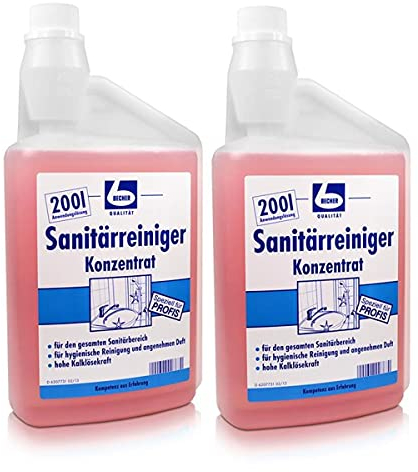 2x Dr. Becher Sanitärreiniger Konzentrat 1 Liter