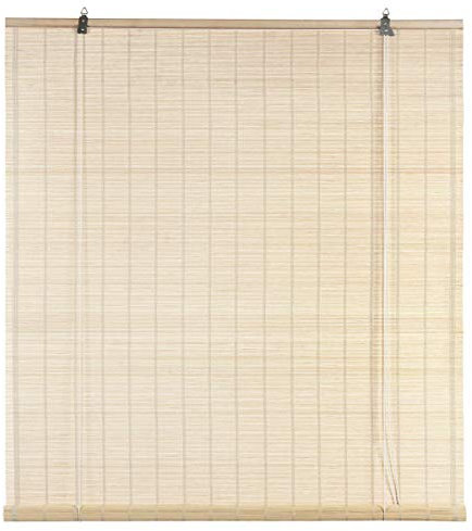 STI Tapparella avvolgibile bambù MOD Orchidea 100x260cm Tenda a Rullo Bamboo Arredamento Casa Stile Protezione Luce