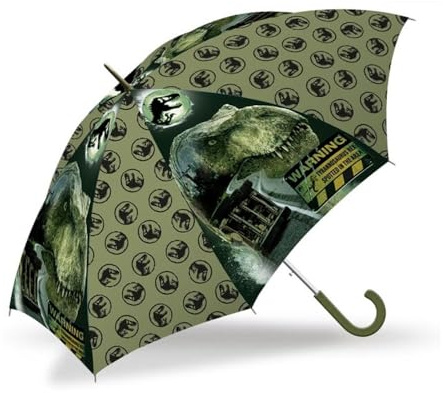 Kids Euroswan Jurassic World Paraplu Groen
