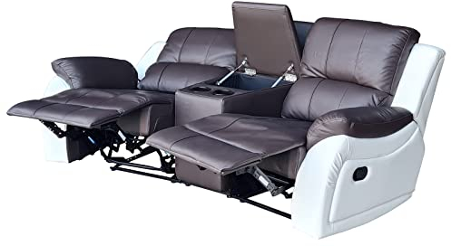 Mapo Möbel Ledersofa Kinosofa Relaxcouch 5129-Cup-2-377-W