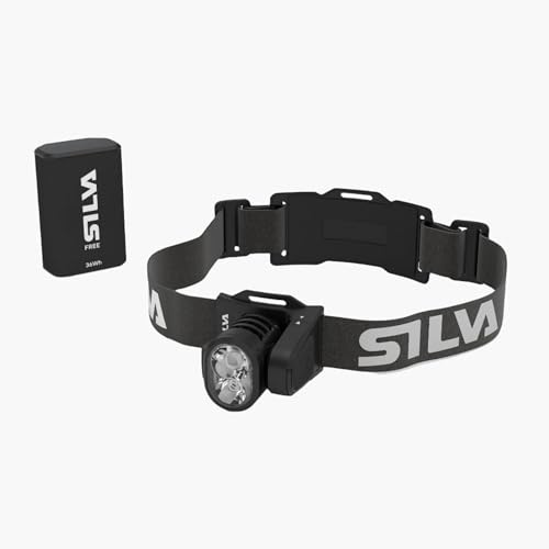 Silva Free M Stirnlampe, 3000 Lumen | Ideal für Skifahren, Laufen und längere Abenteuer | ISPO Award | Ultralite