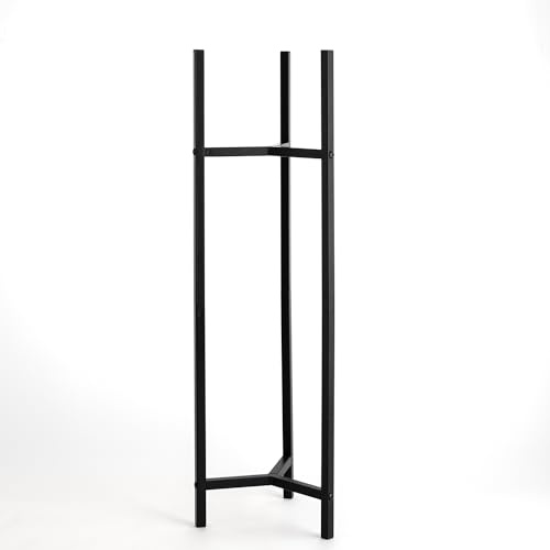 Vinthera Soporte Maceta En Acero Moa de Hierro 24x80,5cm | Negro, Hierro, 24x80,5cm