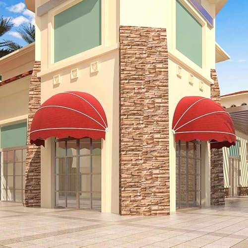 HOTAPEPU Tenda da Sole Modello,Tenda Cappottina da Sole,Tettoia per Porta a Cupola,Tettuccio per Porta,Vela Ombreggiante Resistente al Sole e Impermeabile,per Ingresso Decorazione
