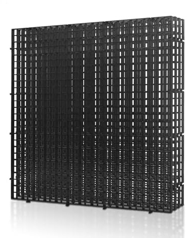 LINLAN 4Pcs 30x30cm/11.8x11.8in Separador para Acuario, Bandeja Inferior de Filtro, Tablero de Rejilla para Filtración DIY y Protección del Fondo en Aquascaping