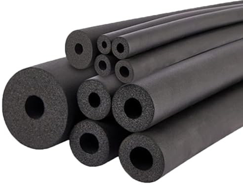 Rohrisolierung Kautschuk Isolierschlauch für Heizung, Sanitär, Klimaanlagen Schaumstoffschlauch Innendurchmesser 6-110mm Frostschutzisolierrohr 1.7/1.8m Länge(ID 10mm x T 9mm)
