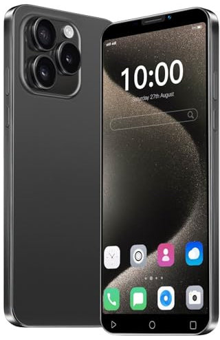 JtQtJ JtQ15P Mobile Phone, Android OS, Display IPS 5,0 pollici, Dual SIM, Dual Cameras, 16 GB ROM (espandibile fino a 128 GB), WiFi, GPS, Bluetooth, Face ID