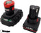 HEADNMORE® Set di batterie Parkside® 12 V 2 Ah + batteria PAPK da 4 Ah + caricatore 2,4 A PLGK + portachiavi