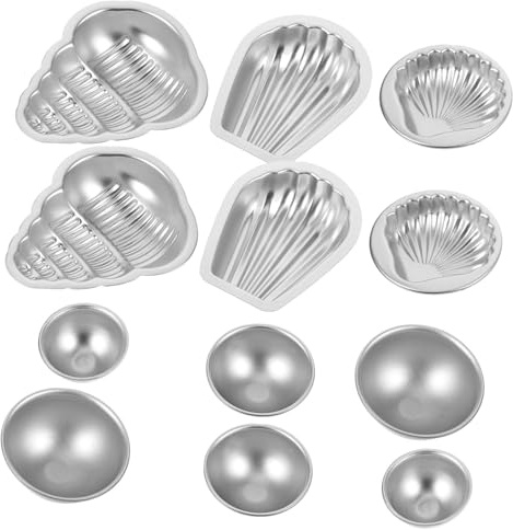 Veemoon Multifunktionales 12 Stück Aluminiumlegierung Bade Und Seifenform Selbstgemacht Salzkugelform Für Anfänger Und Profis Effizientes Entformen Für Badekugeln Und Seifenbasteln