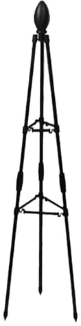 Traliccio per esterni, struttura per ortaggi rampicanti, in metallo, multifunzione, obelisco decorativo da giardino, balcone, patio, serra, cortile, scenario per attività di crescita della vite, uso