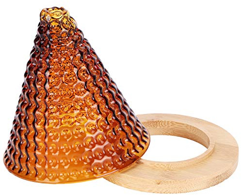 Julihai Imbuto Gocciolatore per Caffettiera in Vetro, Flusso D'acqua Stabile, Preparazione del caffè a Tazza Singola, Resistenza Alle Alte Temperature, Forniture per Ufficio e Domestica (BROWN)