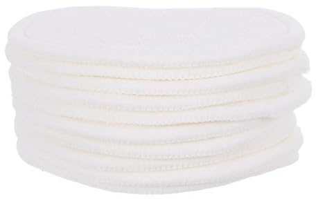 NIYANGLE 10 Wiederverwendbare Wattepads aus Baumwolle Sanft zur Haut Make Up Entferner Pads für Hauttypen für Reise und Tägliche Gesichtsreinigung