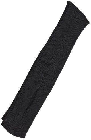 tanzmuster Kinder Ballett Stulpen Leo, 40 cm lang mit Fersenloch, extra weich und warm in schwarz