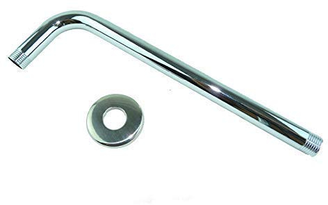 Soytich Braccio Alimentazione Metallo Cromato per Doccia Soffione (Staffa Parete) - 30cm