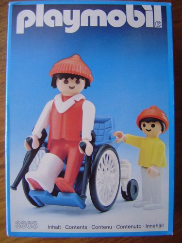 PLAYMOBIL® 3363 - Rollstuhlfahrer mit Gipsbein und Kind