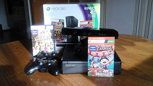 Console Xbox 360 4 Go + Kinect + Kinect adventures ! + Carnival + Carte abonnement 3 mois - gold
