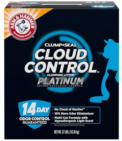 ARM & HAMMER Cloud Control Platinum Clumping Cat Litter 37LB