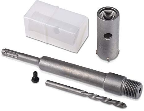 KATUR 35mm Sierra Campana de Hormigón Mango Redondo SDS Plus Shank, Taladro de pared de piedra de cemento de cortador de agujero de pared para aire acondicionado de ladrillo concreto