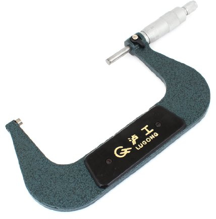 Aexit 100–125 mm 0.01 mm Gewerbe, Industrie & Wissenschaft Grad. Metric Bügelmessschraube Mechanist Bremssattel, Test & Messung Slate Green