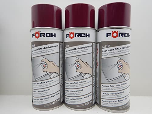 Förch BORDEAUXVIOLETT BORDEAUX VIOLETT RAL 4004 LACK LACKSPRAY SPRAY SPRAYDOSE 400ML (3)