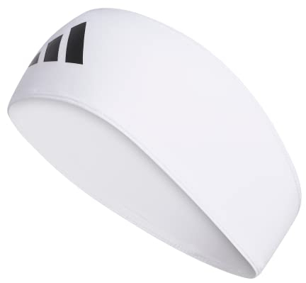 adidas Alphaskin Wide Fit Sport Stirnband, Wei/Schwarz, Einheitsgr e, Wei/Schwarz, Einheitsgr e