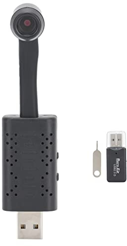 iFCOW USB Mini Kamera Überwachung mit WiFi IP Full HD 1080P P2P Smart AI Human Detection V380 Pro