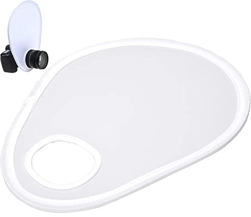 bopely Portable Speedlight Flash Diffuser, Flash Diffuser Camera Lens Diffuser Reflector for Photography Camera Lens Accessories