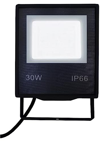51buyoutgo Projecteur Spot LED Extérieur 30w, 2400LM Projecteur Exterieur LED, 6500K IP66 Etanche Lampe Spot Exterieur LED Luminaire Lumiere Eclairage Exterieur pour Terrasse Patio Cour Jardin Garage