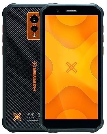 Hammer Energy X IP69 Batterie Militaire résistante aux Chocs et à la poussière 5 000 mAh Quadcore, Android 12