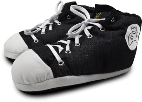 Cello Baffies' Krazy Kicks - Stylish Sneaker & Trainer Slippers for Men with Memory Foam