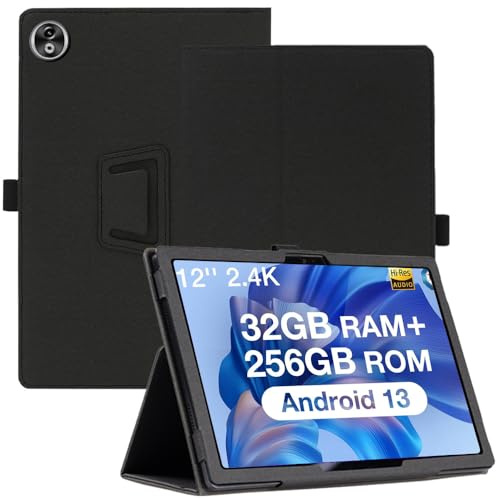 AKNICI Tablet Hülle für DOOGEE T40 Pro/DOOGEE T20 Ultra Tablet 12 Zoll, PU Leder Abdeckung Klappständer Case Cover Schutzhülle mit Handschlaufe Magnet für DOOGEE T40 Pro/DOOGEE T20 Ultra