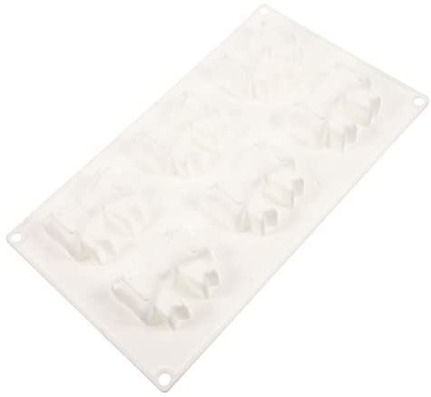 Zerodeko Stampo Silicone Per Biscotti Forma Di Fiocco Mold Creativo Per Cioccolato e Fondente Per Decorazioni Di Torte e Regali Fai Da Te Formine Per Dolci Silicone Alimentare