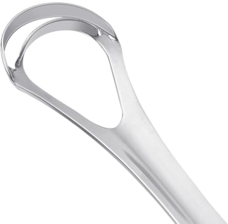 G.CATACC Metal Tongue Scraper for Adults Kids, Dual-Blade Stainless Steel Tongue Cleaner for Oral Care - Reduce Bad Breath