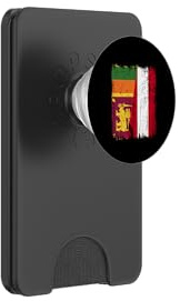 Sri Lanka Austria Half Flag Sri Lankan Austrian Heritage PopSockets PopWallet for MagSafe