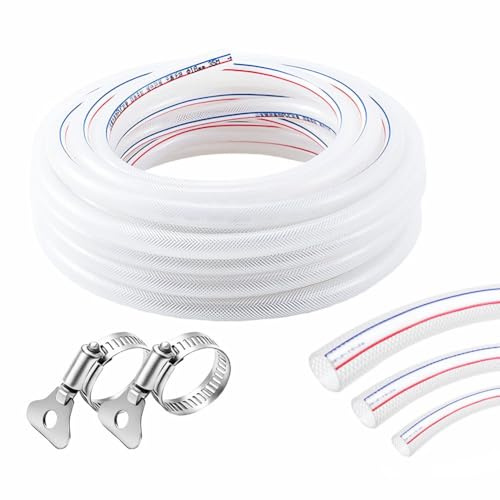 LOMUG tuyau en tissu PVC, tuyau en tissu PVC 1 pouce 25mm diamètre intérieur, tuyau d'arrosage tuyau d'essence tuyau d'eau tuyau d'air (25 x 32 mm, longueur 3 mètres)
