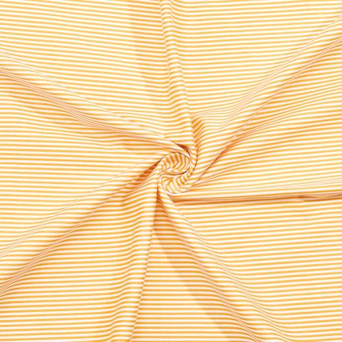 FINGERINSPIRE 1m Gelb gestreifte Baumwoll Steppstoff 1.62m breite rechteckige Form zum Nähen für Patchwork Steppdecken Kissen Wohnkultur Projekte gestreifter Steppstoff Baumwollstoff für DIY