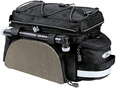 Norco Fahrradtasche Kansas Gepäckträgertasche, Schwarz, 26 x 20 x 32 cm, 8 Liter, 0250S