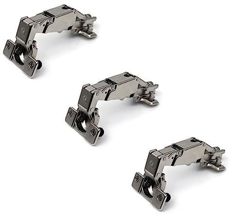 Adelchi Ferrari S.P.A. Cerniera scorrevole da 35 mm, base di apertura 165-170° per porta, 3 pezzi (grezzo, metallo, moderno)