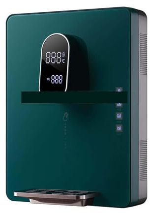 ZMIN Dispensador de Agua Caliente instantáneo, Dispensador de Agua eléctrico montado en la Pared Calentador de Agua Fuente para Beber 25L/H Ósmosis inversa de Escritorio,Verde,A
