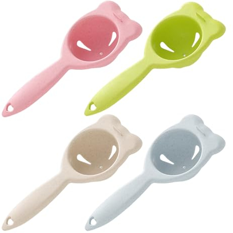4 Egg separators, Egg Separator Tool, Egg yolks, Egg White Separator, Baking Egg White Filter, Kitchen Egg Extraction Tool, Kitchen Egg Yolk Separator