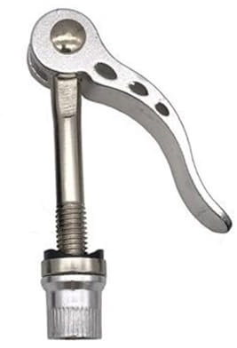 NORAZE 1 stücke M8 50/55/60/65/75mm Schnellspanner Schraube Bike Sattelstütze Clamp Aluminium spieß Bolzen Radfahren Ersatzteile Werkzeug(M8x50mm Silver Color)