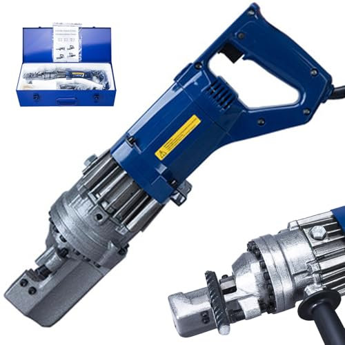 HENGCMM Cortatubos Acero Cortadora de Varillas de Refuerzo Eléctrica, Hidráulica Corte de Varillas de Refuerzo de hasta 4-16 20 22 mm Cortapernos Sierra Cortadora de Varillas de Refuerzo,RC22